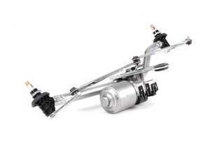 ES#169746 - 61617071693 - E46 Wiper Motor And Linkage - Includes wiper motor, aluminum wiper linkage, nuts, and rubber dampeners. - Genuine BMW - BMW