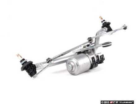 ES#169746 - 61617071693 - E46 Wiper Motor And Linkage - Includes wiper motor, aluminum wiper linkage, nuts, and rubber dampeners. - Genuine BMW - BMW
