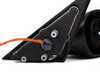 ES#84271 - 51167189708 - Heated Side Mirror - Right - Replace a damaged mirror so you can travel safely and with confidence - Genuine BMW - BMW