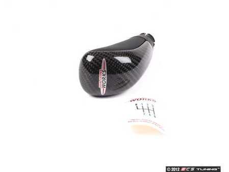 ES#253330 - 25112147229 - JCW Gear Shift Knob - Leather / Carbon - (NO LONGER AVAILABLE) - Upgrade to the JCW shift knob - Genuine MINI - 