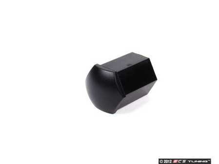 ES#5367 - 86760117301C - Deep Wheel Bolt Cover - Black - Priced Each - (NO LONGER AVAILABLE) - Covers the lug bolt head for a cleaner look. 17mm - Genuine Volkswagen Audi - 