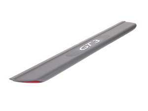 ES#1502102 - 99755130390A03 - Door Sill Scuff Plate - Lacquered Black - Priced Each - GT3 logo entry guard - Two required - Genuine Porsche - Porsche