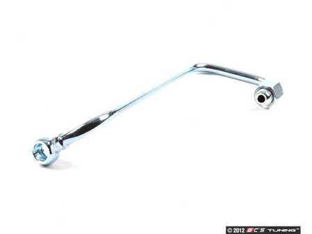 ES#36444 - 16121151474 - E21 Fuel Line - Attached to the upper outlet on the fuel accumulator - Genuine BMW - BMW