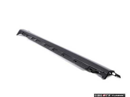 ES#438469 - 8E08538597DL - Side Skirt - Left (Driver) - Mounts to the rocker panel. - Genuine Volkswagen Audi - Audi