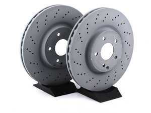 ES#2504076 - 2034211312SETOF2 - Front Brake Rotors - Pair - Includes left and right front brake rotors - Genuine Mercedes Benz - Mercedes Benz