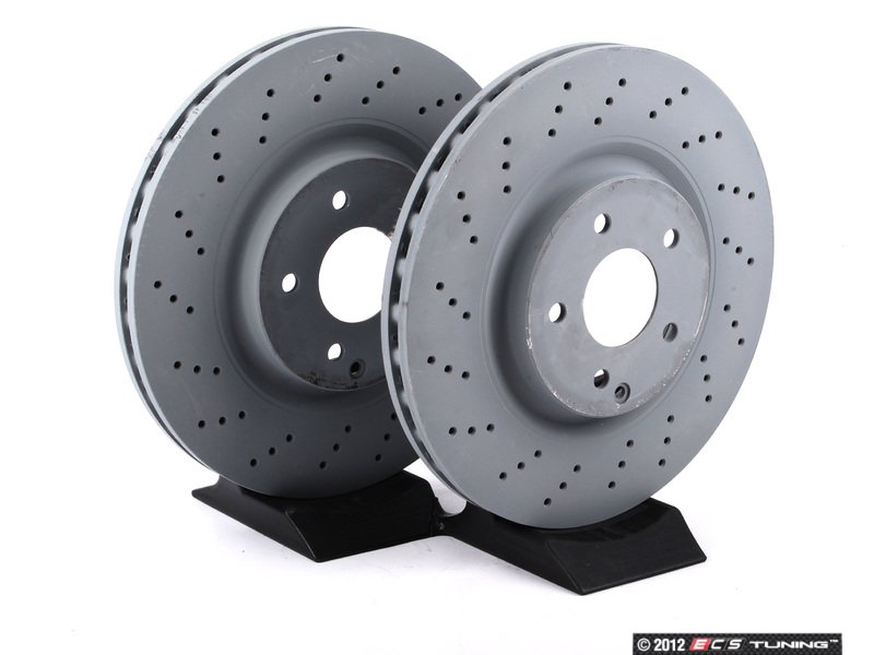 Genuine Mercedes Benz 2034211312SETOF2 Front Brake Rotors Pair