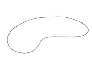 ES#25378 - 11611307766 - Intake Manifold Gasket - 262X2.4MM - Genuine BMW - BMW