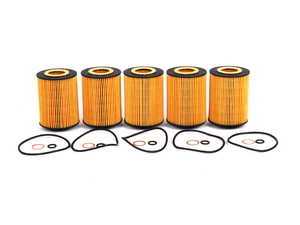 ES#1892682 - 11427511161 - Oil Filter - 5 Pack - Stock Up And SAVE! - Includes all related gaskets  - Genuine BMW - BMW
