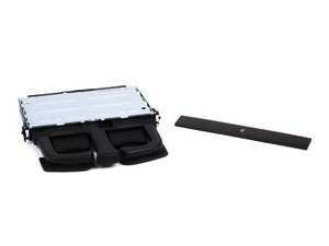 ES#12026 - 1j0998602 - In-Dash Cup Holder - With Black Myrtle Wood Trim Flap - Replaces common broken holders or fits cars that came with factory cup holders - Genuine Volkswagen Audi - Volkswagen