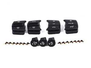 ES#2145074 - 61319250197 - Climate control Button faces - If your buttons logos have worn away or the buttons are missing entirely these will get your interior feeling new again - Genuine BMW - BMW