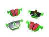 ES#517809 - DP21118 - Rear GreenStuff Performance Brake Pad Set - Designed as a mildly upgraded pad, great for an afternoon of sporty driving - EBC - BMW