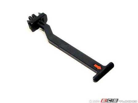 ES#2202497 - 3B0823593D01C - Hood Pull Release Rod - Rod that pops out of grille once you release the hood - Genuine Volkswagen Audi - Volkswagen