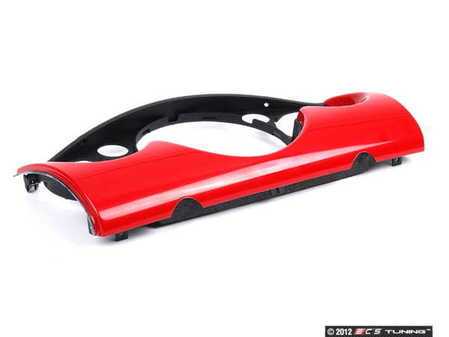 ES#240727 - 51459141920 - Instrument Panel Cover - Chili Red - Center - Upgrade or replace your dash trim - Genuine MINI - MINI