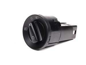 ES#300238 - 1C0941531C20H - Standard Headlight Switch - Black - Controls headlights and front fog lights - Genuine Volkswagen Audi - Volkswagen