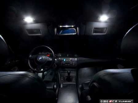 ES#2210255 - E46COUPELED - Master LED Interior Lighting Kit - Transform your complete interior in minutes with new LED interior bulbs from Ziza. For coupe and hardtop convertible models with stock tail lights only. - ZiZa - BMW