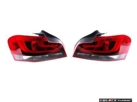 ES#2550272 - 63212225282 - Black Line LED Tail Light Set - (NO LONGER AVAILABLE) - Includes both rear lights - from the European 1 Series LCI. - Genuine European BMW - 