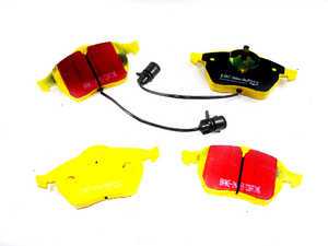 ES#517825 - DP4836R - YellowStuff Performance Brake Pads - Round Sensor - EBC's premium sport street pad that offers high friction levels and heat fade resistance - EBC - Audi Volkswagen