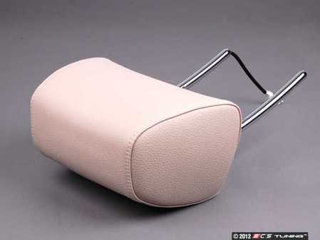 ES#1894366 - 52107257222 - Front Seat Headrest - Oyster - Fits left or right seat - Genuine BMW - BMW