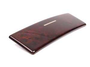 ES#87331 - 51168253127 - Rear Cup Holder Cover - Dark Poplar Wood - Genuine BMW - BMW