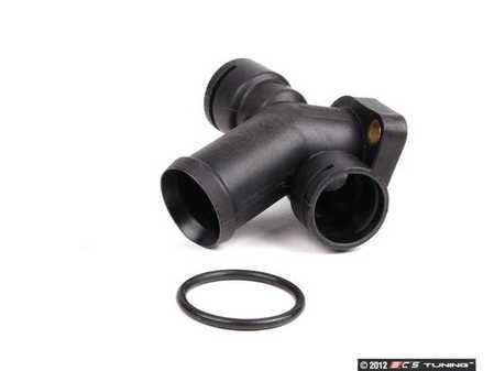 ES#2561370 - 074121132 - Coolant Hose Flange - Commonly broken plastic piece. - Meyle - Volkswagen