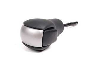 ES#48020 - 25167523139 - graphite Automatic Shift Knob - Oregon leather featuring graphite trim for a sporty appearance - Genuine BMW - BMW