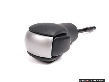 ES#48020 - 25167523139 - graphite Automatic Shift Knob - Oregon leather featuring graphite trim for a sporty appearance - Genuine BMW - BMW