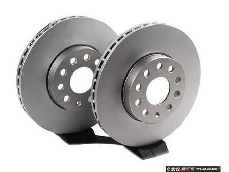 ES#2804269 - 5C0615301AKT - Front Brake Rotors - Pair (288x25) - Restore the stopping power in your vehicle - Genuine Volkswagen Audi - Audi Volkswagen