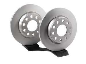 ES#2561839 - 8E0615601QKT5 - Rear Brake Rotors - Pair (255x12) - Featuring a protective Meyle Platinum coating. - Meyle - Audi