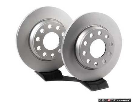 ES#2561839 - 8E0615601QKT5 - Rear Brake Rotors - Pair (255x12) - Featuring a protective Meyle Platinum coating. - Meyle - Audi
