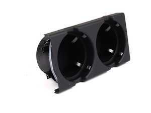 ES#2568185 - 51168217953 - Front Cup Holder Insert - Schwarz - Cup holder insert that fits into the center console - URO - BMW