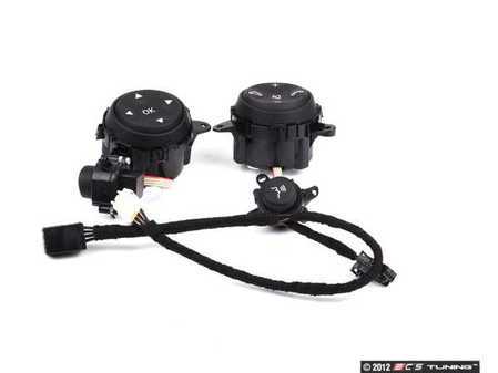 ES#1793954 - 22182136519116 - Steering Wheel Multi-Function Switch - Dull Black Color - For the operation of radio, telephone and other in-car electronics - Genuine Mercedes Benz - Mercedes Benz
