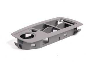 ES#98395 - 51413415802 - E83 X3 Window Switch Cover - Left - Grey. Used to cover the window switches - Genuine BMW - BMW