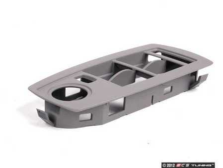 ES#98395 - 51413415802 - E83 X3 Window Switch Cover - Left - Grey. Used to cover the window switches - Genuine BMW - BMW