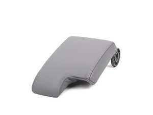 ES#87269 - 51168248532 - E46 Front Armrest Lid - Gray Montana Leather - Keep your interior looking like new. - Genuine BMW - BMW