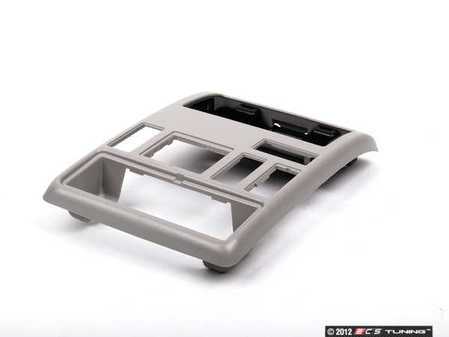 ES#115437 - 51447114063 - Headliner Insert - Hellgrau/Light Gray, covers the sunroof controls in the headliner - Genuine BMW - BMW