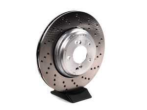 ES#60317 - 34212283388 - Brake Rotor - Right Rear - Cross drilled 350x24 - Genuine BMW - BMW
