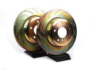 ES#2153591 - GD1647 - Rear Sport Brake Rotor Kit - Pair (324x22) - Reduce the fade, improve your braking - EBC - BMW