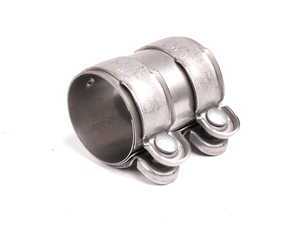 ES#315743 - 1K0253141J - Dual Clamp Exhaust Sleeve - Priced Each - Quiet down your leaking exhaust. 65x95mm - Genuine Volkswagen Audi - Audi Volkswagen