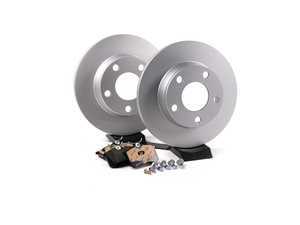 ES#2562609 - 4B0615601BKT - Rear Brake Service Kit - Featuring Meyle rotors and Vaico brake pads - Assembled By ECS - Audi