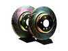 ES#521592 - GD1219 - Rear Cross Drilled & Slotted Brake Rotors - Pair - Upgrade to a slotted and dimpled rotor for improved braking - EBC - BMW