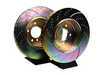 ES#521592 - GD1219 - Rear Cross Drilled & Slotted Brake Rotors - Pair - Upgrade to a slotted and dimpled rotor for improved braking - EBC - BMW