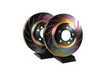 ES#521539 - GD1002 - Front Cross Drilled & Slotted Brake Rotors - Pair (325x25) - Upgrade to a slotted / dimpled rotor for improved braking - EBC - BMW