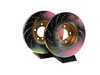 ES#521539 - GD1002 - Front Cross Drilled & Slotted Brake Rotors - Pair (325x25) - Upgrade to a slotted / dimpled rotor for improved braking - EBC - BMW