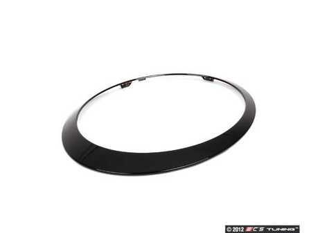 ES#2543397 - 51132254740 - Headlight Trim Ring Jet Black - Passenger ( Right ) - Upgrade to the jet black ring, part of black line - Genuine MINI - MINI
