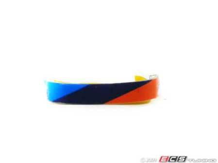 ES#53551 - 32331155957 - E34 M Tech Steering Wheel Badge - Priced Each - Push on / wrap around style "M" Logo - Genuine BMW - BMW