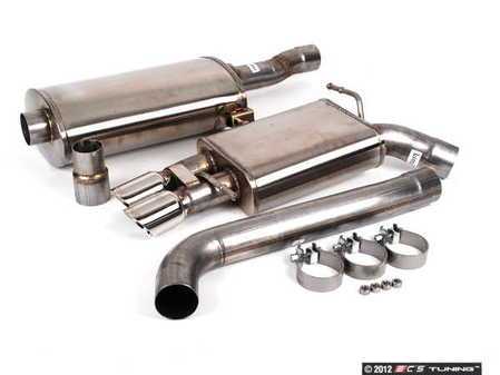 ES#2137097 - CB100048 - 3" RSC Cat-Back Exhaust - Single Exit Dual Tips (SS Polished Tips) - (NO LONGER AVAILABLE) - Stainless steel cat-back exhaust system with SS polished tips - APR - 