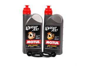 ES#2538236 - 016409399BKT - Rear Differential Service Kit - With ECS Magnetic Drain/Fill Plug - Complete kit with Motul Gear 300 fluid to service your rear differential - Assembled By ECS - Audi Volkswagen