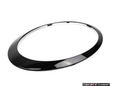 ES#4382014 - 51132254895 - Headlight Trim Ring Jet Black - Driver ( Left ) - Upgrade to the jet black ring, part of black line - Bremmen Parts - MINI