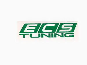 Green ECS Tuning Window Sticker - Priced Each