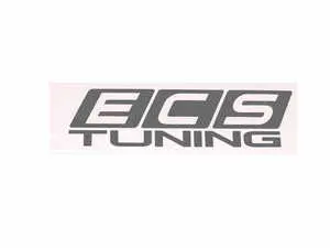 Silver Metallic ECS Tuning Window Sticker - Priced Each